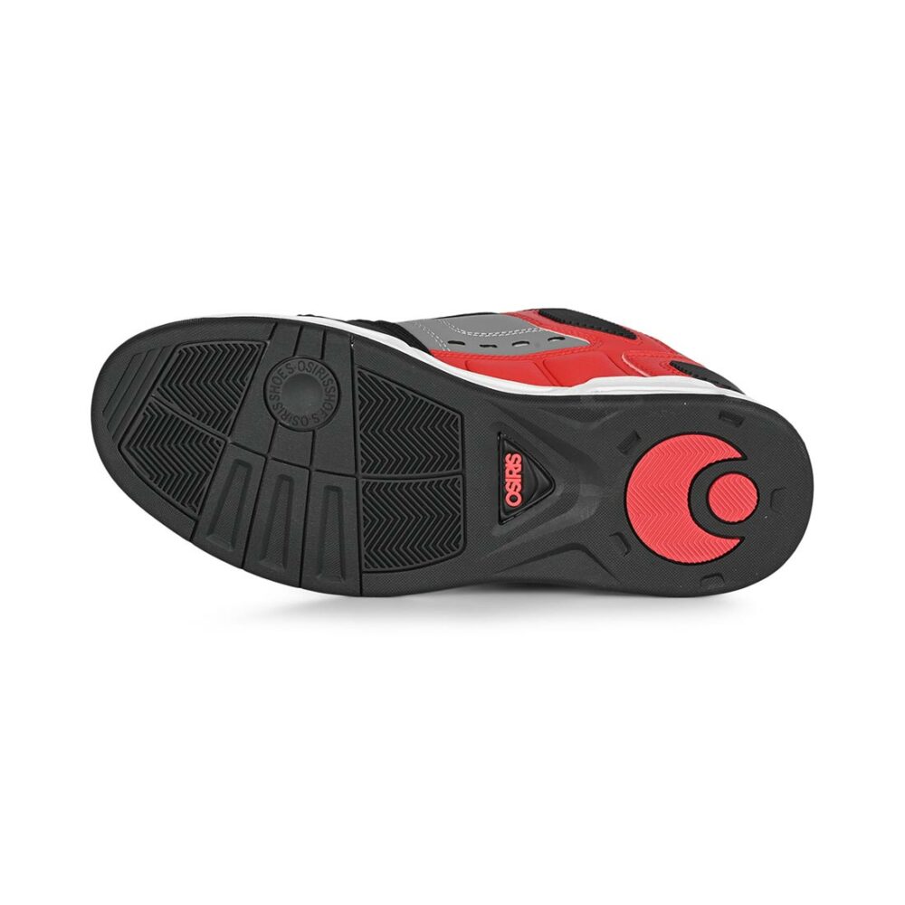 Osiris Peril Skate Shoes - Grey/Red