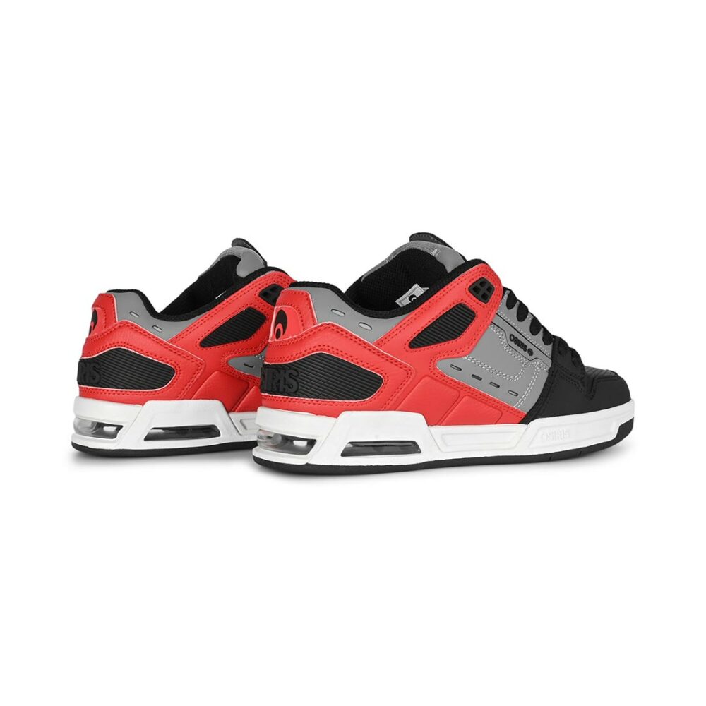 Osiris Peril Skate Shoes - Grey/Red