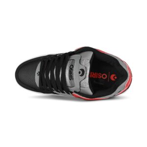 Osiris Peril Skate Shoes - Grey/Red