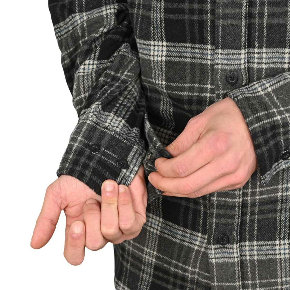 Santa Cruz Apex L/S Shirt - Black Check