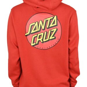 Santa Cruz Classic Dot Chest Pullover Hoodie - Dark Rust