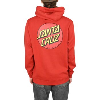 Santa Cruz Classic Dot Chest Pullover Hoodie - Dark Rust