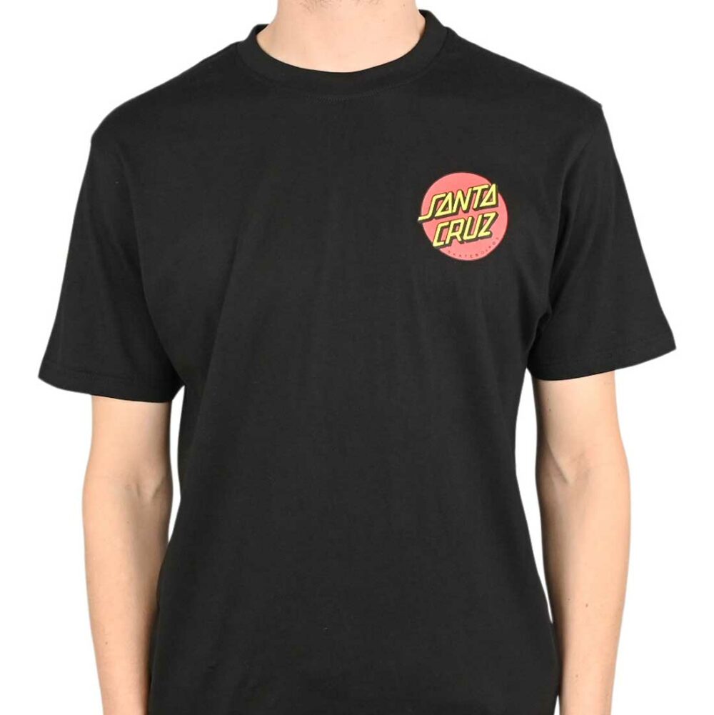 Santa Cruz Classic Dot Chest S/S T-Shirt - Black (AW24)