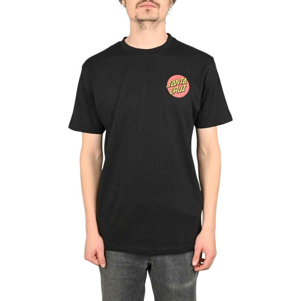 Santa Cruz Classic Dot Chest S/S T-Shirt - Black (AW24)
