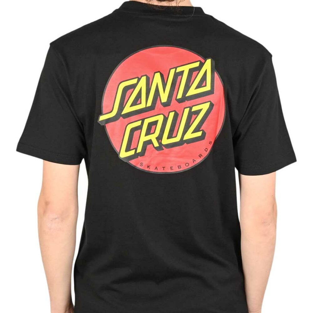 Santa Cruz Classic Dot Chest S/S T-Shirt - Black (AW24)