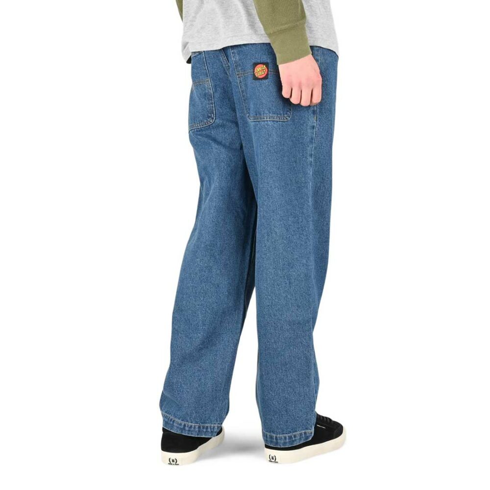 Santa Cruz Classic Label Loose Jeans - Classic Blue