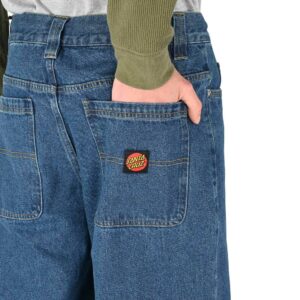 Santa Cruz Classic Label Loose Jeans - Classic Blue