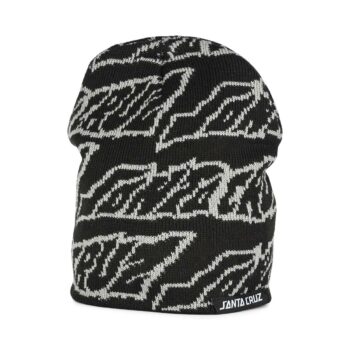 Santa Cruz Creep Repeat Beanie Hat - Black
