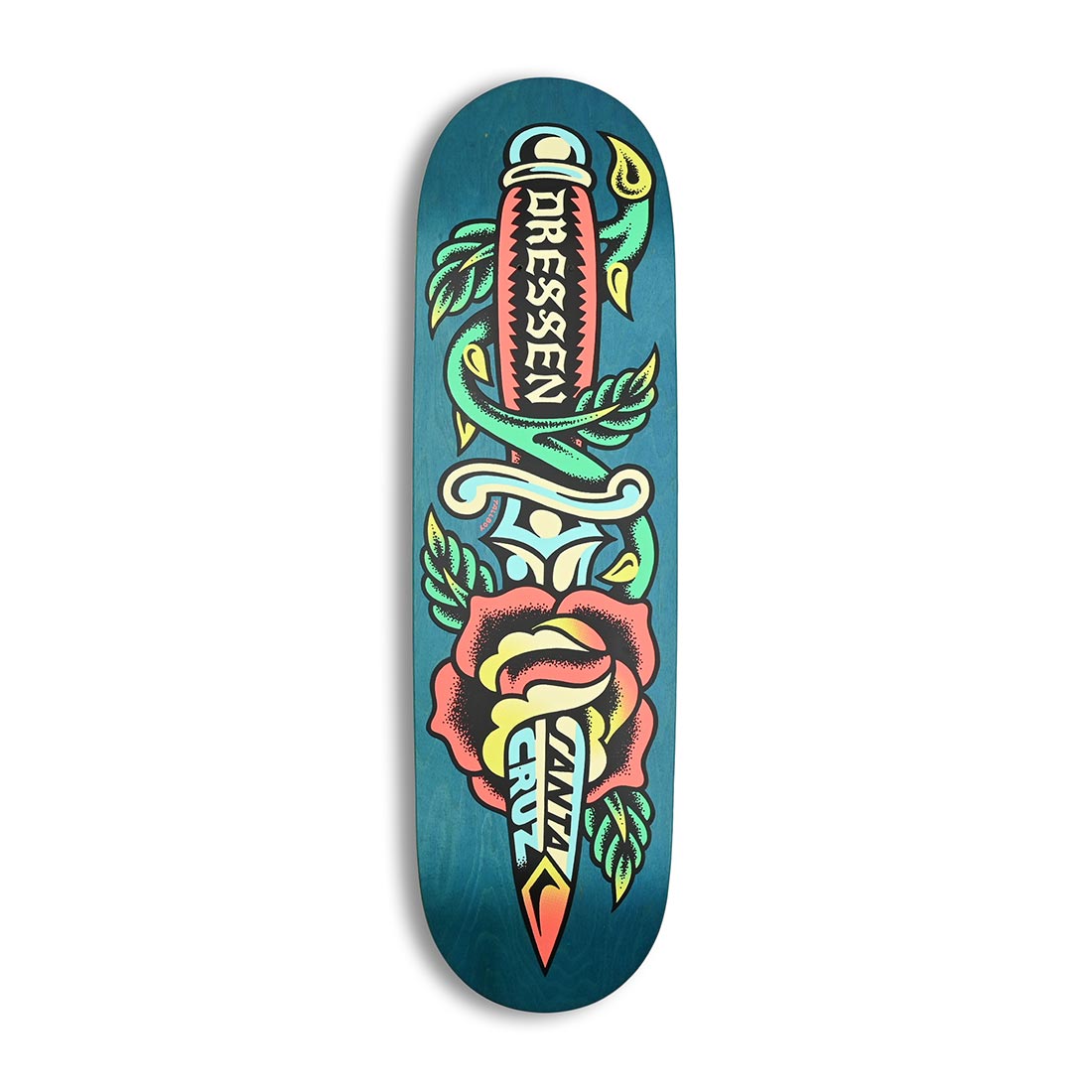 ファッションシーンで話題のこれから流行るブランド12選 Santa Deck Skateboard 8.7″ Dagger Rose Dressen Cruz スケートボード