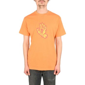 Santa Cruz Flame Hand S/S T-Shirt - Washed Apricot