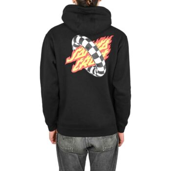 Santa Cruz Goal Flame Pullover Hoodie - Black