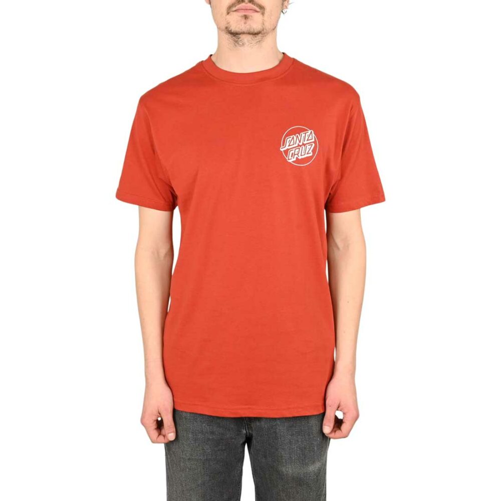 Santa Cruz Kendall Atomic S/S T-Shirt - Dark Rust