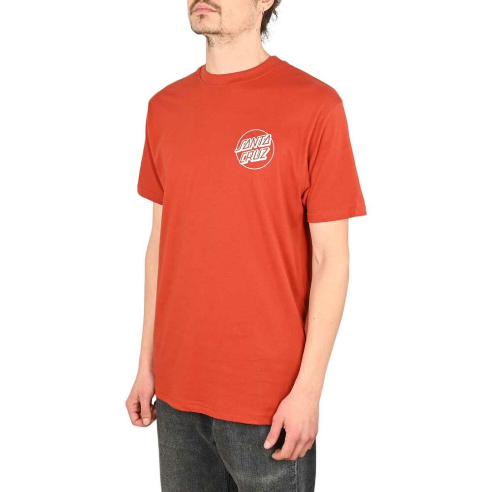 Santa Cruz Kendall Atomic S/S T-Shirt - Dark Rust