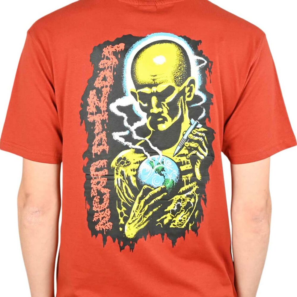 Santa Cruz Kendall Atomic S/S T-Shirt - Dark Rust