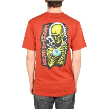 Santa Cruz Kendall Atomic S/S T-Shirt - Dark Rust