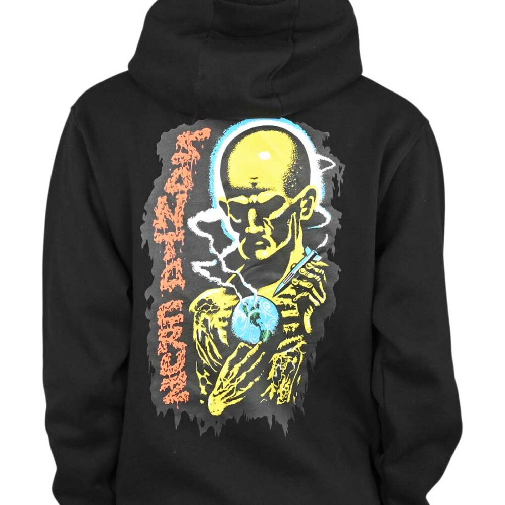 Santa Cruz Kendall Atomic Zip-Up Hoodie - Black