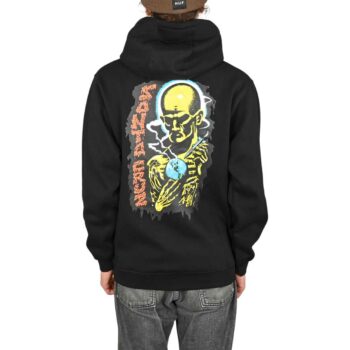 Santa Cruz Kendall Atomic Zip-Up Hoodie - Black