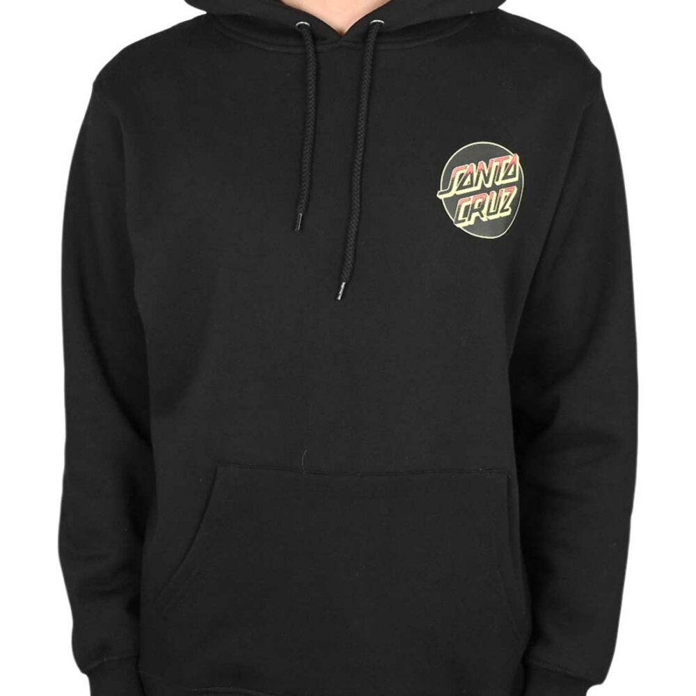 Santa Cruz Kendall Wolf Dot Pullover Hoodie - Black