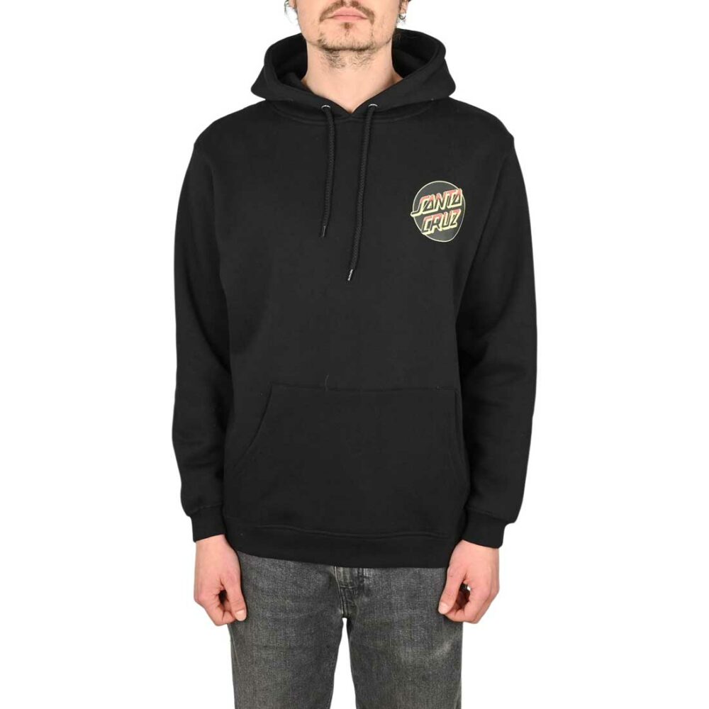 Santa Cruz Kendall Wolf Dot Pullover Hoodie - Black