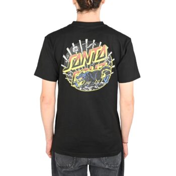 Santa Cruz Kendall Wolf Dot S/S T-Shirt - Black