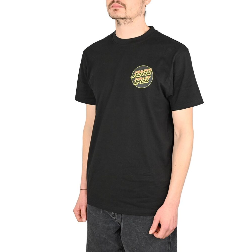 Santa Cruz Kendall Wolf Dot S/S T-Shirt - Black