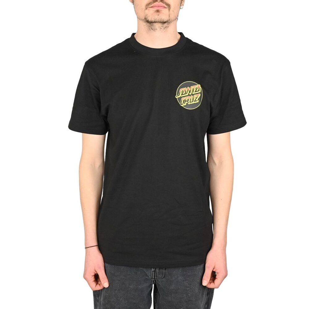 Santa Cruz Kendall Wolf Dot S/S T-Shirt - Black