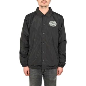 Santa Cruz MFG Oval Dot Chest Coach Jacket - Black