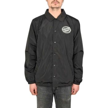 Santa Cruz MFG Oval Dot Chest Coach Jacket - Black