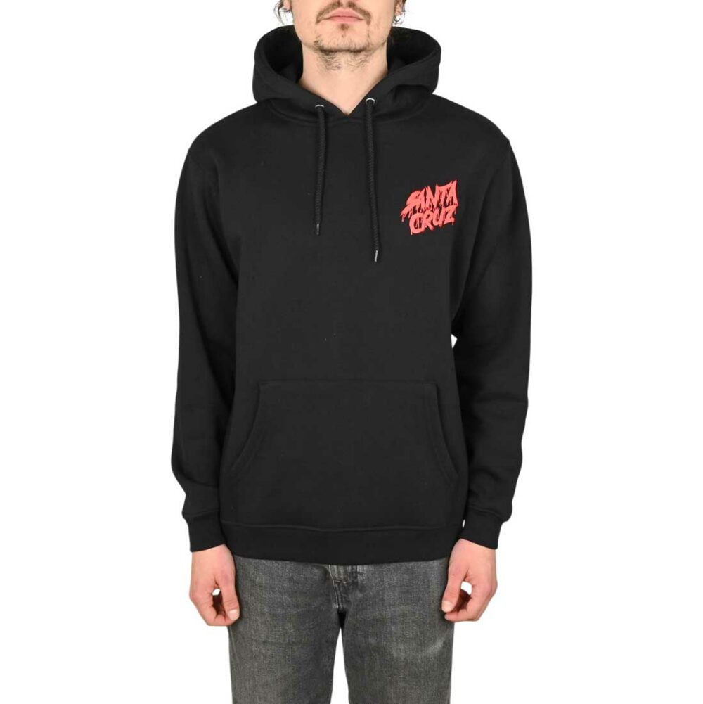 Santa Cruz Meek Concrete Slasher Pullover Hoodie - Black