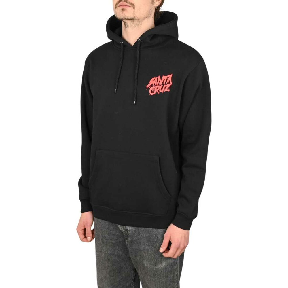 Santa Cruz Meek Concrete Slasher Pullover Hoodie - Black