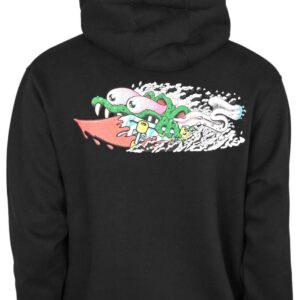 Santa Cruz Meek Concrete Slasher Pullover Hoodie - Black
