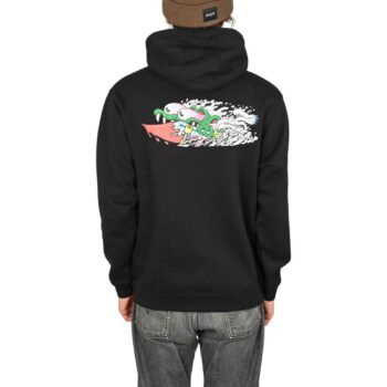 Santa Cruz Meek Concrete Slasher Pullover Hoodie - Black