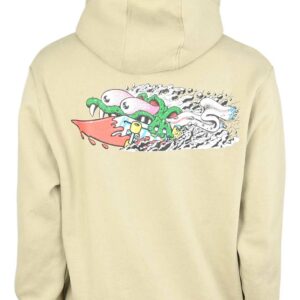 Santa Cruz Meek Concrete Slasher Pullover Hoodie - Stone Grey