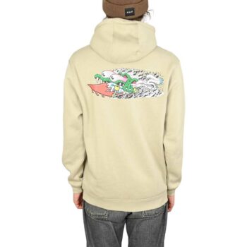 Santa Cruz Meek Concrete Slasher Pullover Hoodie - Stone Grey