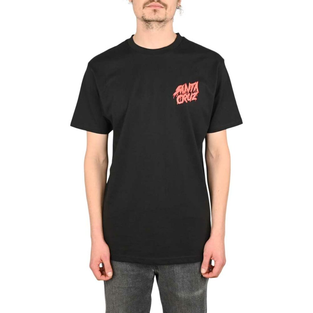 Santa Cruz Meek Concrete Slasher S/S T-Shirt - Black