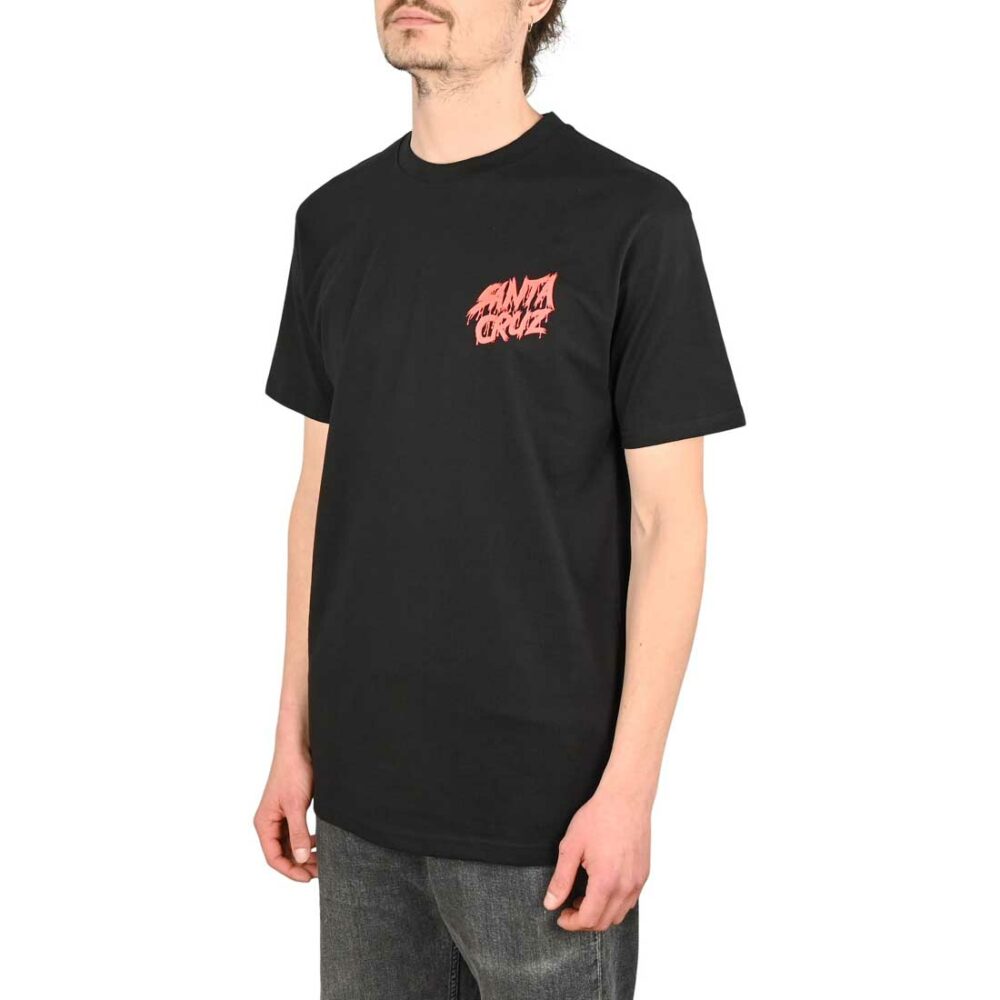 Santa Cruz Meek Concrete Slasher S/S T-Shirt - Black