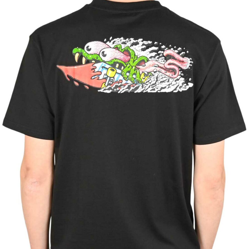 Santa Cruz Meek Concrete Slasher S/S T-Shirt - Black