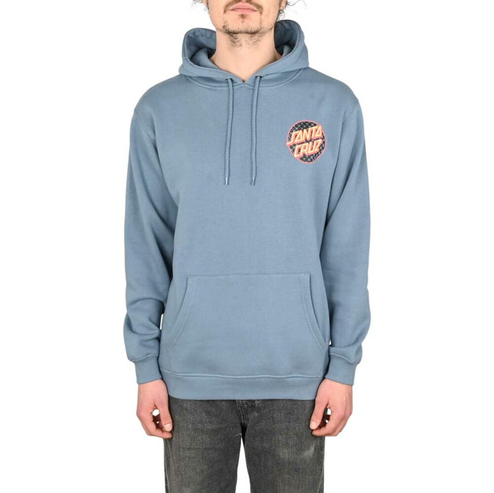Santa Cruz Meyer Freestyle Dot Pullover Hoodie - Dusty Blue