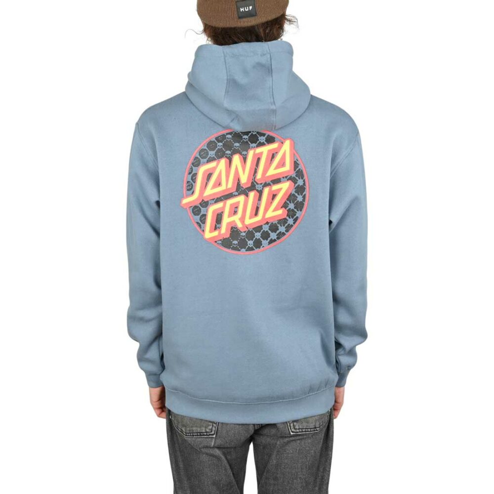 Santa Cruz Meyer Freestyle Dot Pullover Hoodie - Dusty Blue