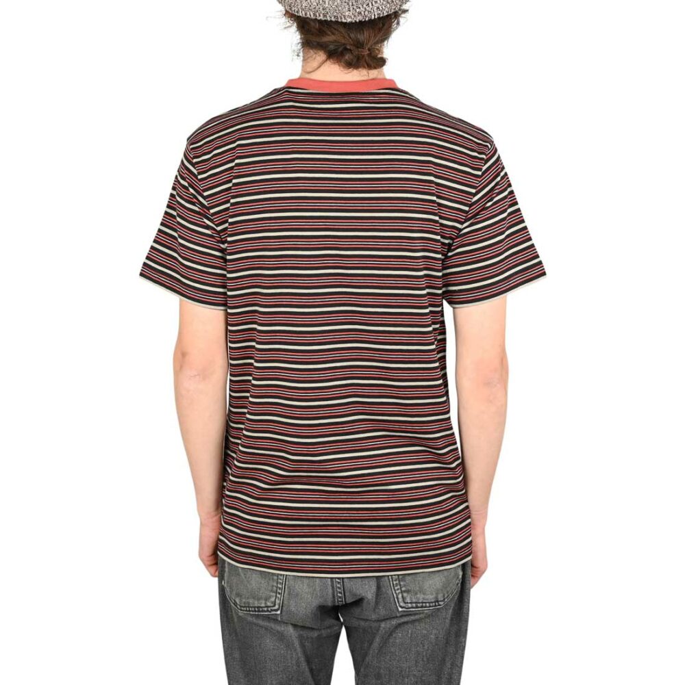 Santa Cruz Mini Hand Stripe S/S T-Shirt - Black Stone Stripe