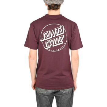 Santa Cruz Opus Dot Stripe S/S T-Shirt - Blackcurrant (Copy)