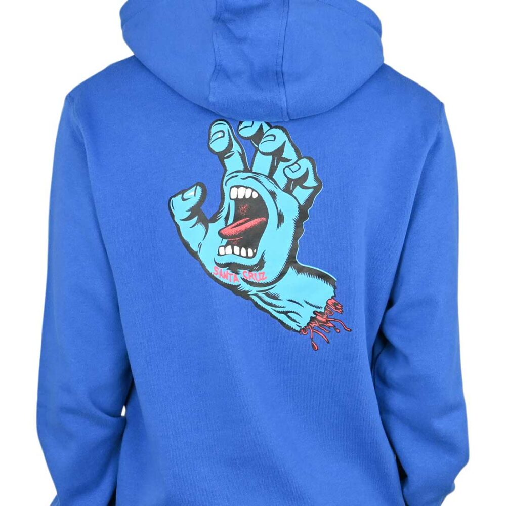 Santa Cruz Screaming Hand Chest Pullover Hoodie - Ultramarine