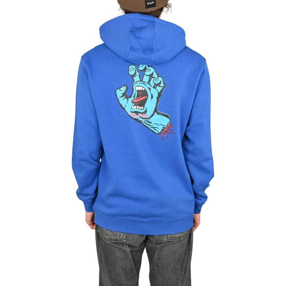 Santa Cruz Screaming Hand Chest Pullover Hoodie - Ultramarine