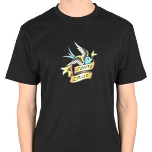 Santa Cruz Sommer Sparrow Front S/S T-Shirt - Black