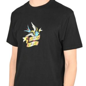 Santa Cruz Sommer Sparrow Front S/S T-Shirt - Black
