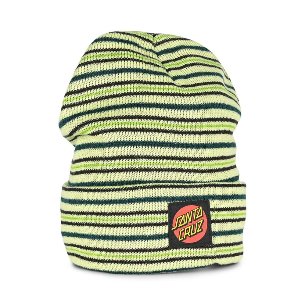 Santa Cruz Swindler Beanie Hat - Matcha Stripe