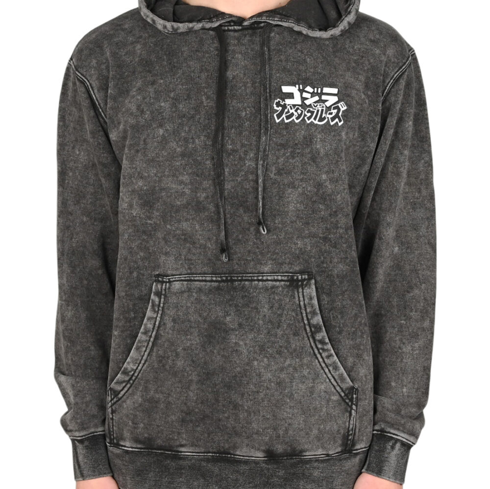 Santa Cruz vs Godzilla Hand Pullover Hoodie - Mineral Black