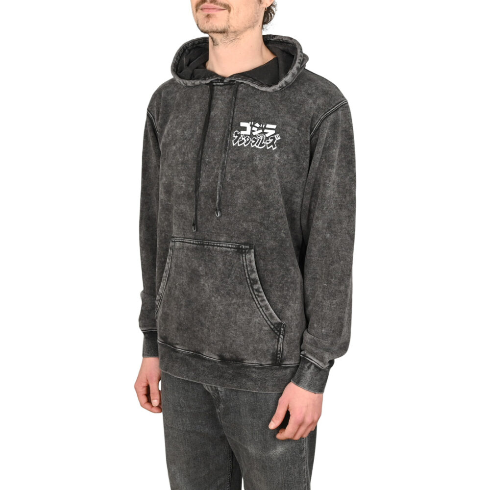 Santa Cruz vs Godzilla Hand Pullover Hoodie - Mineral Black