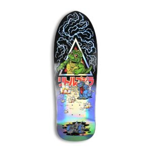 Santa Cruz vs Godzilla Jr. Natas 9.89" Skateboard Deck