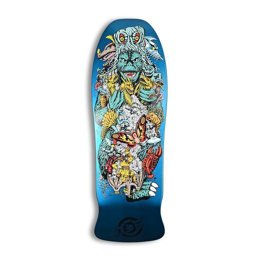 Santa Cruz vs Godzilla Kaiju Roskopp 10.125" Skateboard Deck